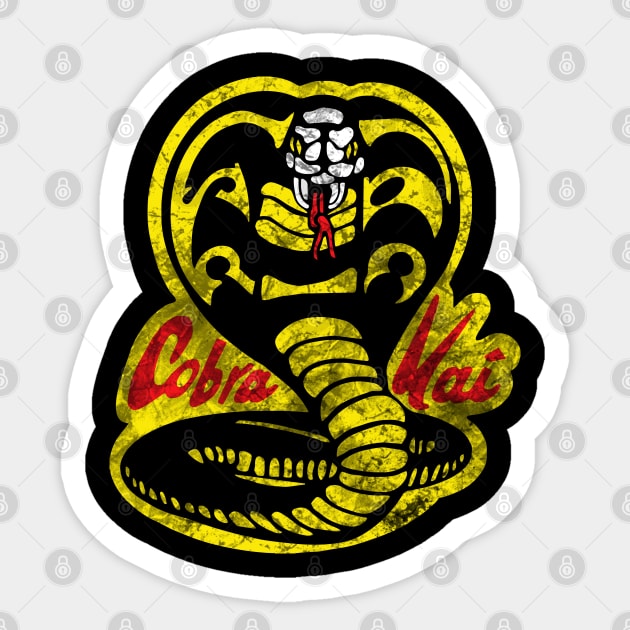 Cobra Kai Vintage Sticker by Scar